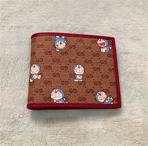 doraemon gucci purse|gucci doraemon card holder.